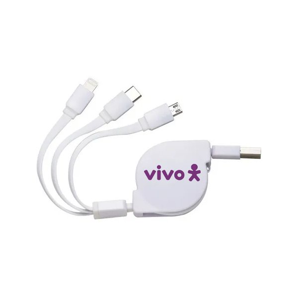 Cabo 3 Pontas para Power Bank