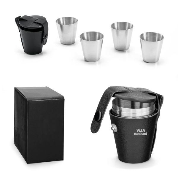 Kit de Copos em Inox Personalizado Kit de Copos em Inox Personalizado