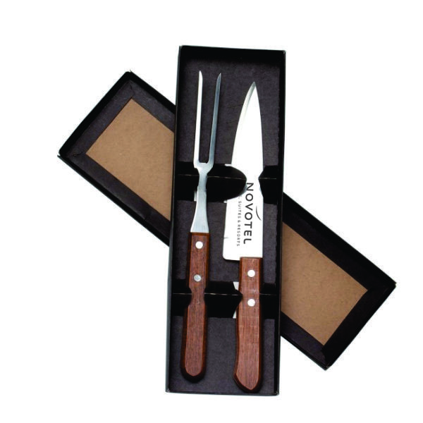 Kit Churrasco 2 Peças com Estojo Personalizado Kit Churrasco 2 Peças com Estojo Personalizado