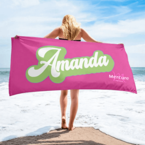 Toalha de Banho Personalizada com Nome