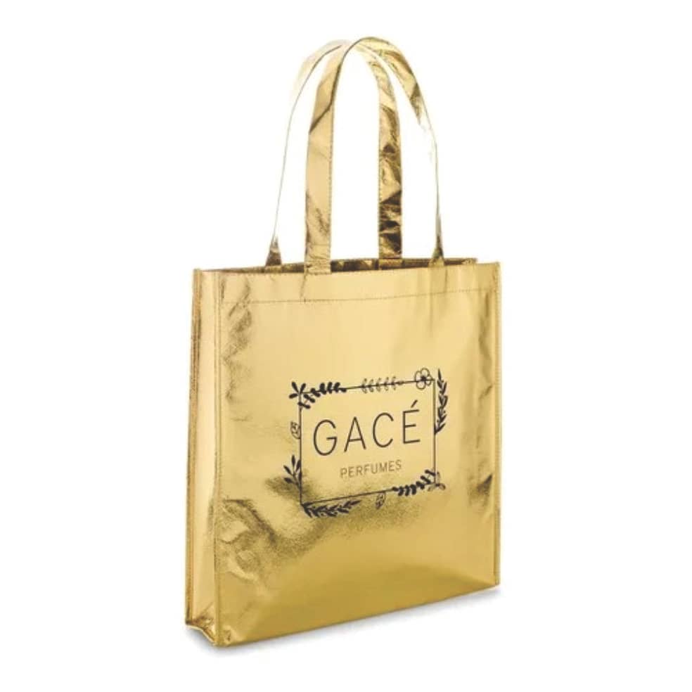 120 Bolsas Personalizadas em Tnt Metalizado