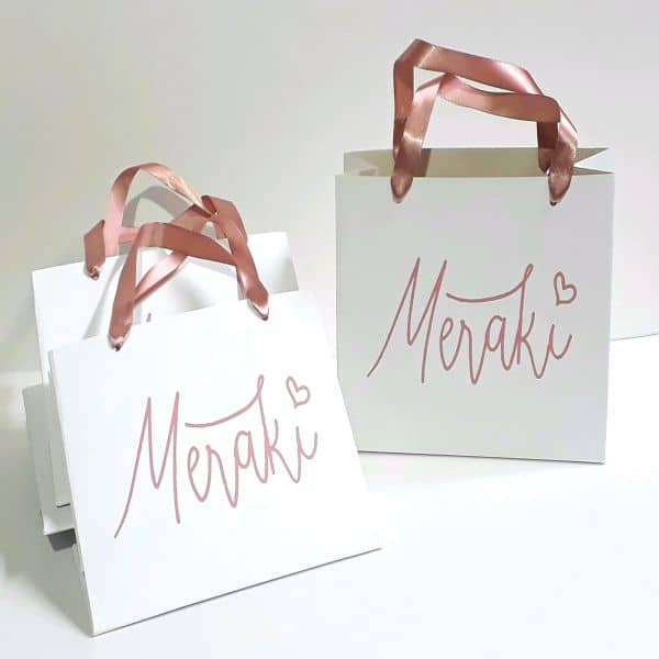 20 Sacolas De Papel Personalizadas Aniversário Média