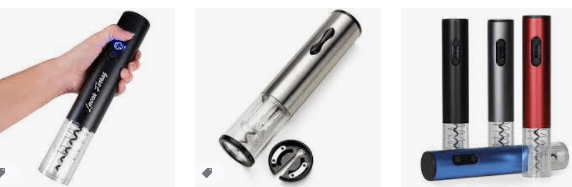 Abridor de Vinho Eletrico Personalizado