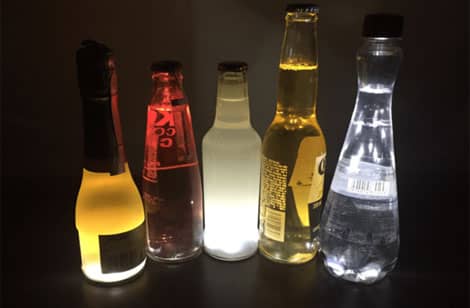 Base de LED com adesivo