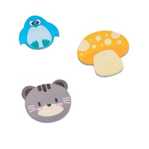 Bloco Adesivo Sticky Bichinhos Personalizado