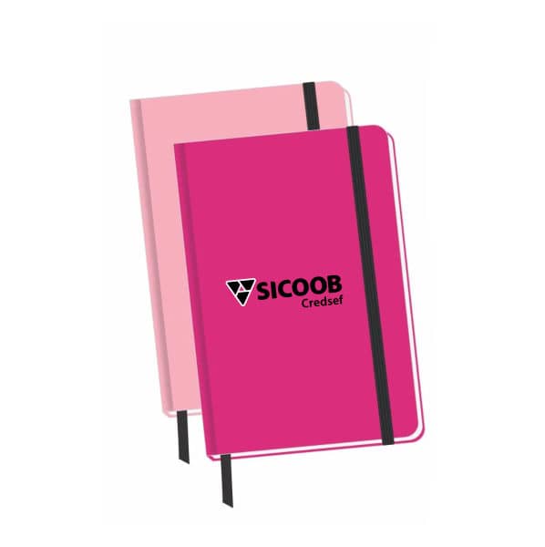 Caderneta de Bolso com Pauta 14×9 cm Personalizada