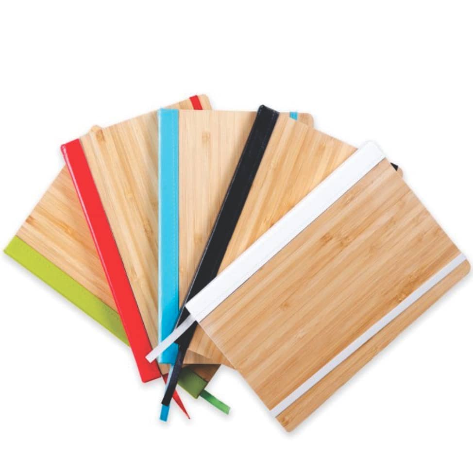 Caderno Ecológico Com Capa de Bambu Personalizado