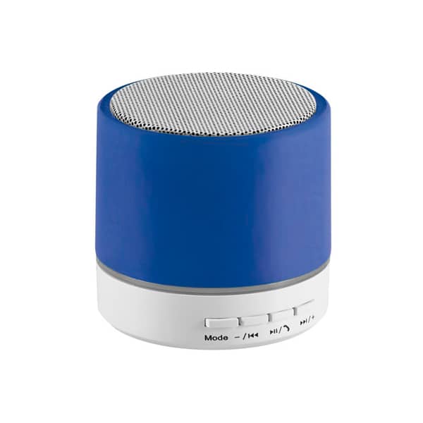 Caixa de som com microfone para brindes