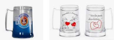 Caneca com Gel Congelante Personalizada