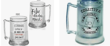 Caneca de Chopp com Gel Personalizada
