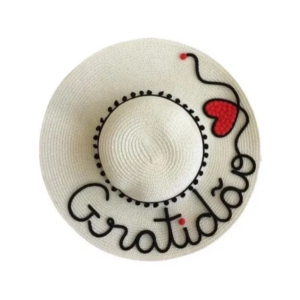 Chapéu com nome personalizado