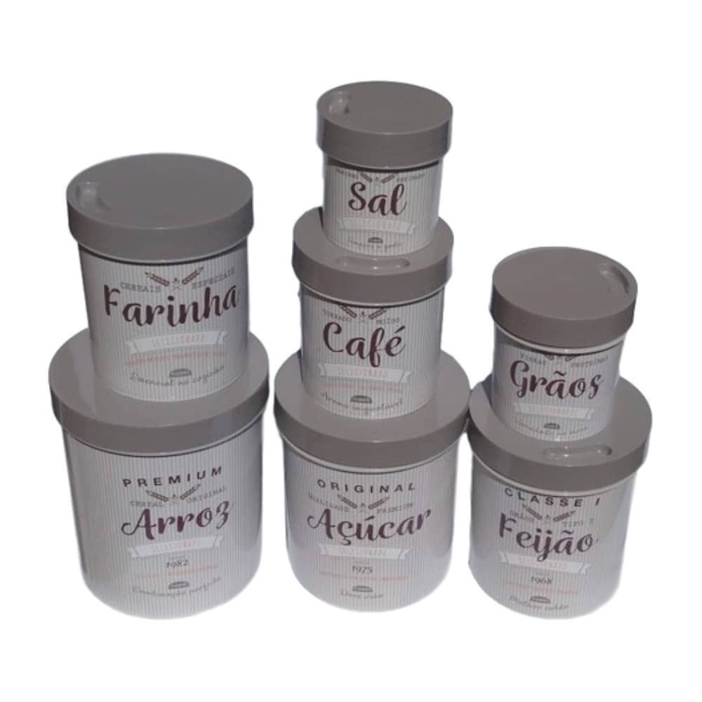 Conjunto de Potes para Mantimentos