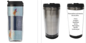 Copo com foto para brindes