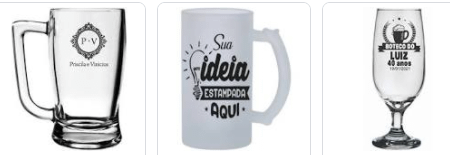 Copo de chopp personalizado