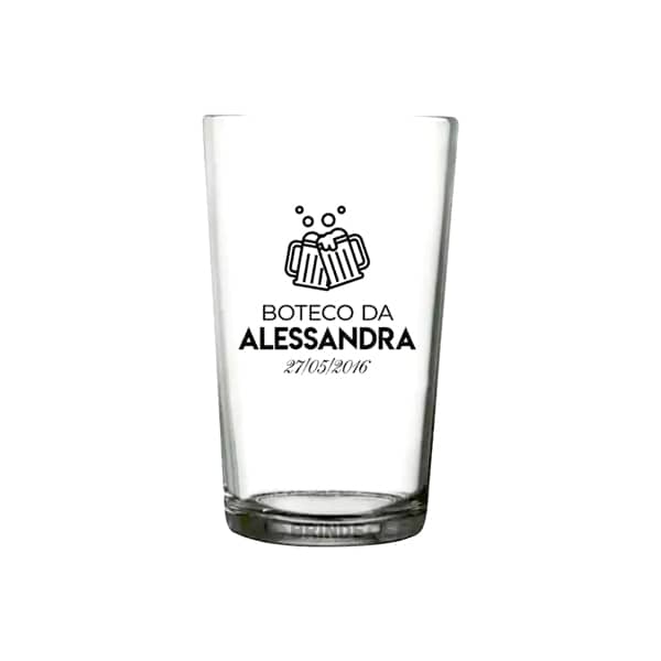 Copos de Vidro Personalizados Aniversário