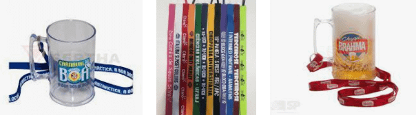 Cordão para caneca de chopp personalizado