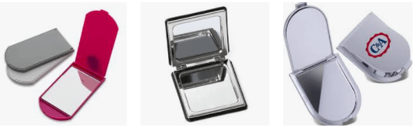 Espelho de Bolsa com Tampa Promocional