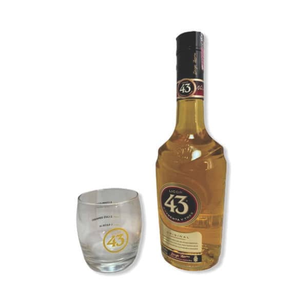 Licor 43 700 ML + Copo Personalizado