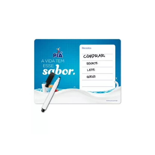 Lousa Magnética Personalizada para Geladeira