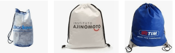 Mochila Saco de Lona Personalizada