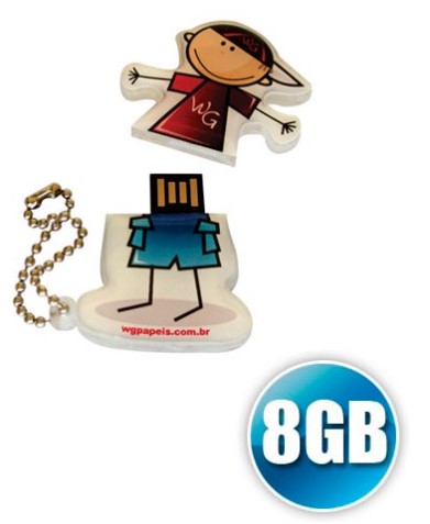 Pen drive customizado 8gb