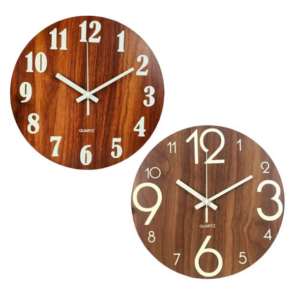 Relógio Ecológico de Madeira