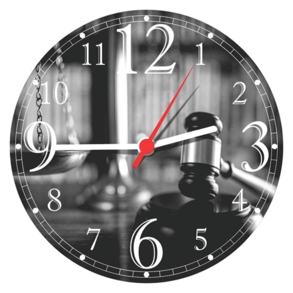 Relógio Parede Escritório Advocacia Direito