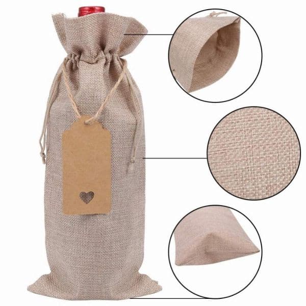 Saco de Juta Para Garrafa