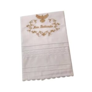 Toalha de batizado personalizada