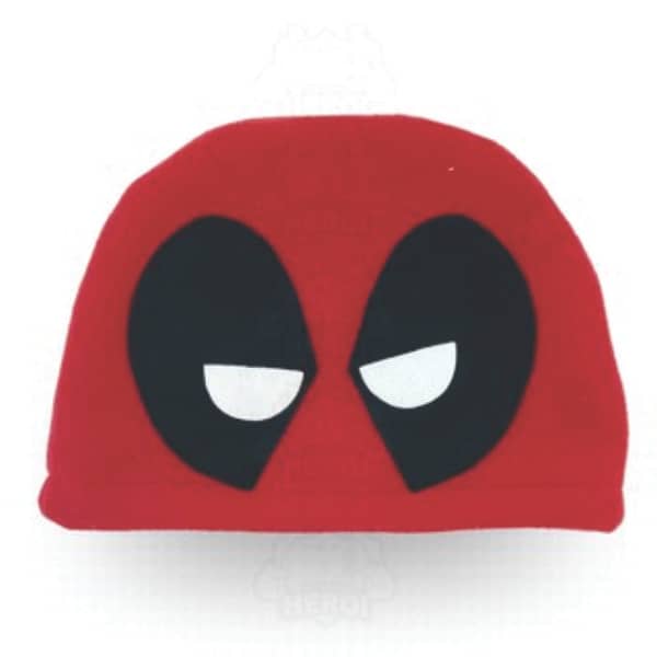 Touca personalizada Deadpool Preta e vermelha