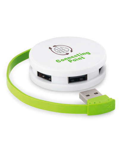 Hub usb colorido personalizado