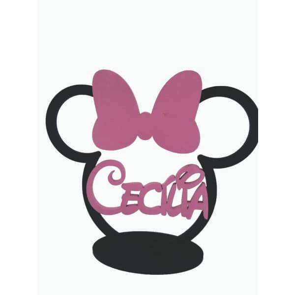 Totem de Mesa Minnie em MDF