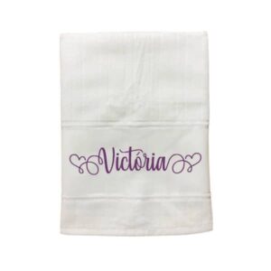 Toalha de Banho Personalizada com Nome Brinde