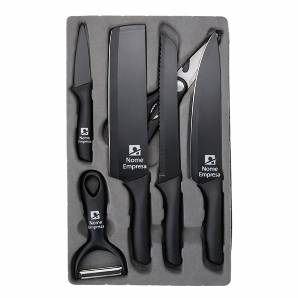 Kit Churrasco 9 Peças com Maleta Personalizada