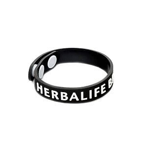 Pulseira de silicone com fecho de pressão ajustável